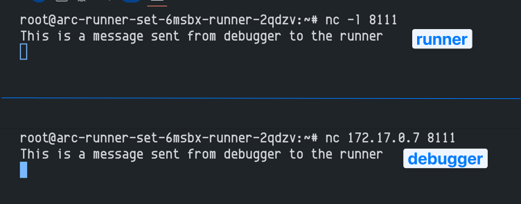 debugger->runner